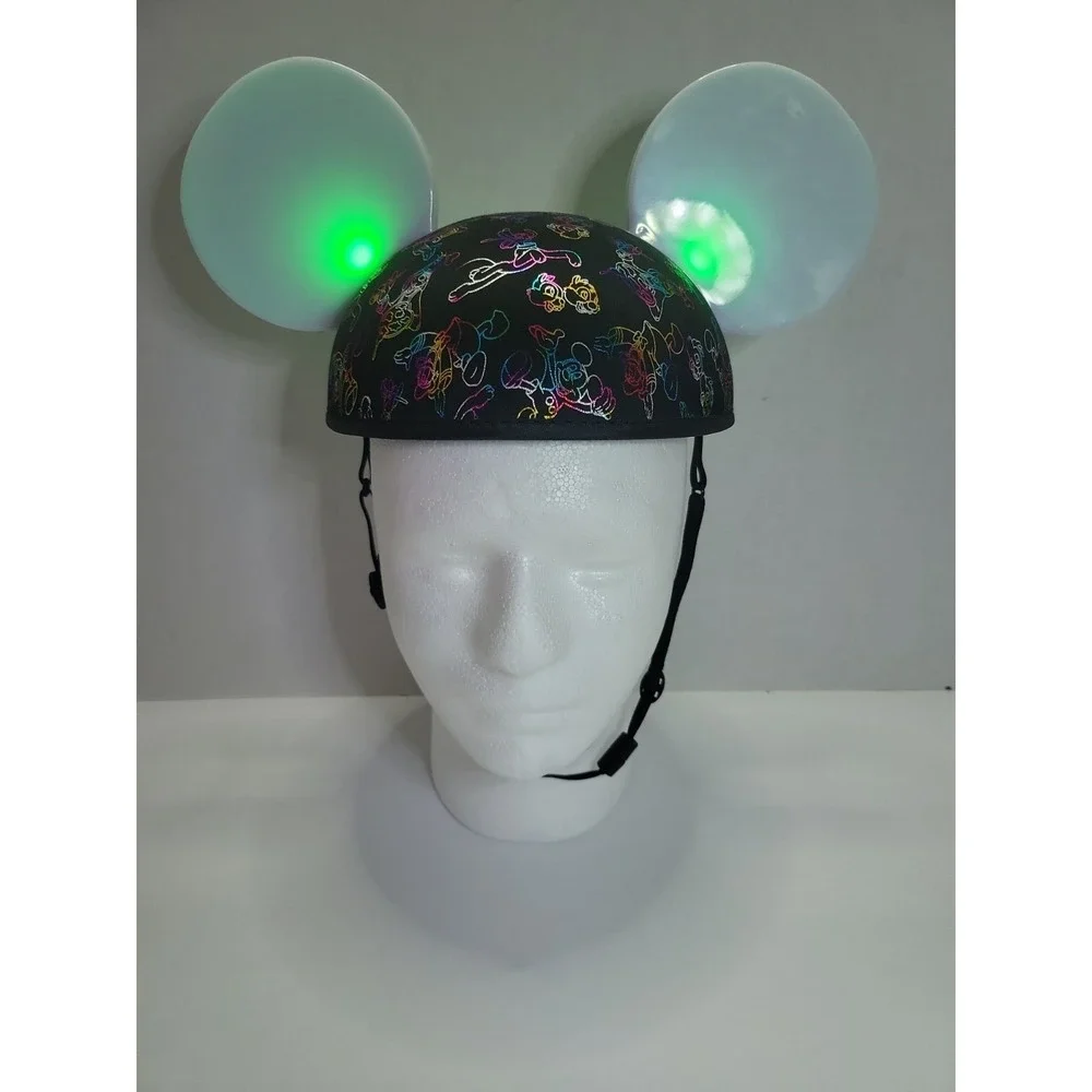 Disney Parks Mickey Mouse Ears Hat Light Up World of Color Glow With The Show